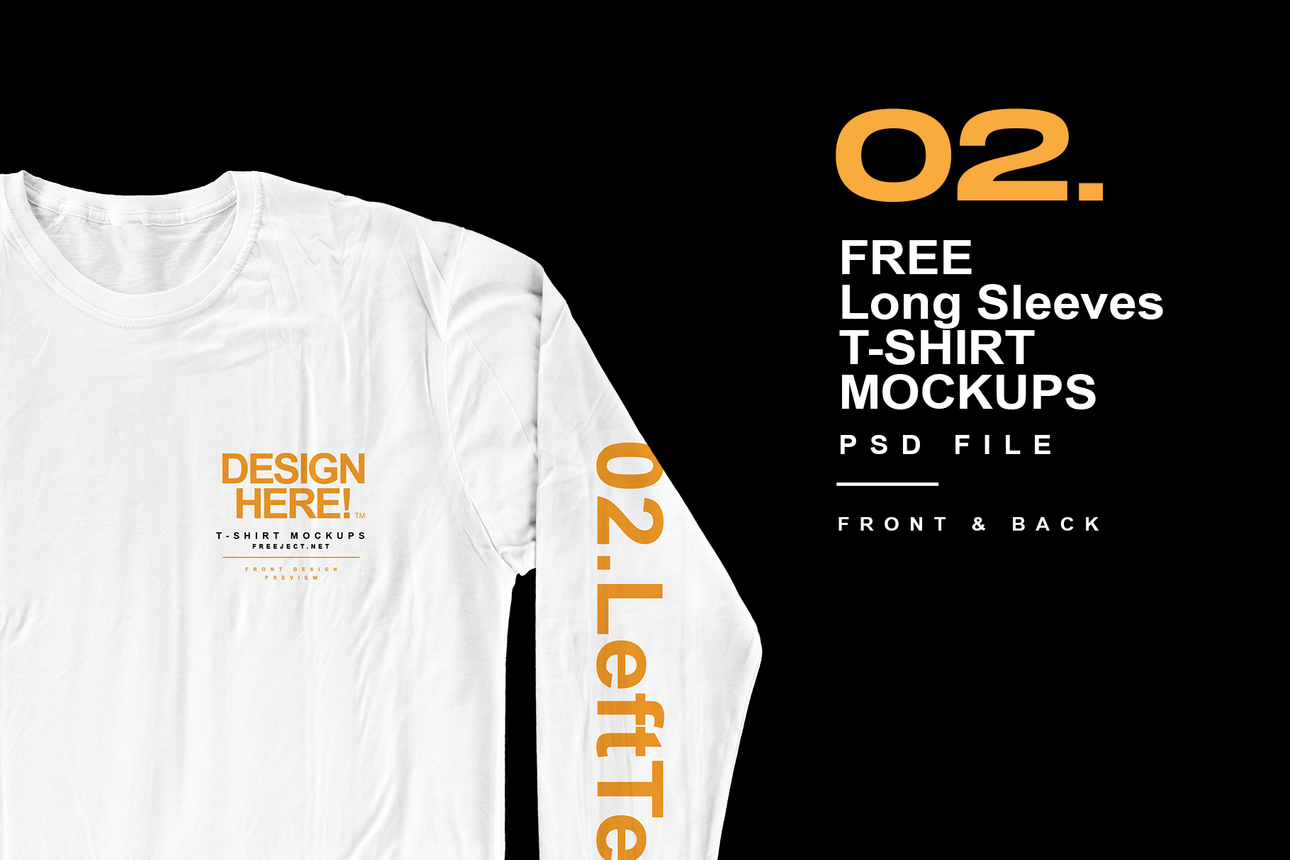 Today we're glad to feature this mockup of long sleeve shirt mockup. Free Download Long Sleeves T Shirt Mockups Design Psd File