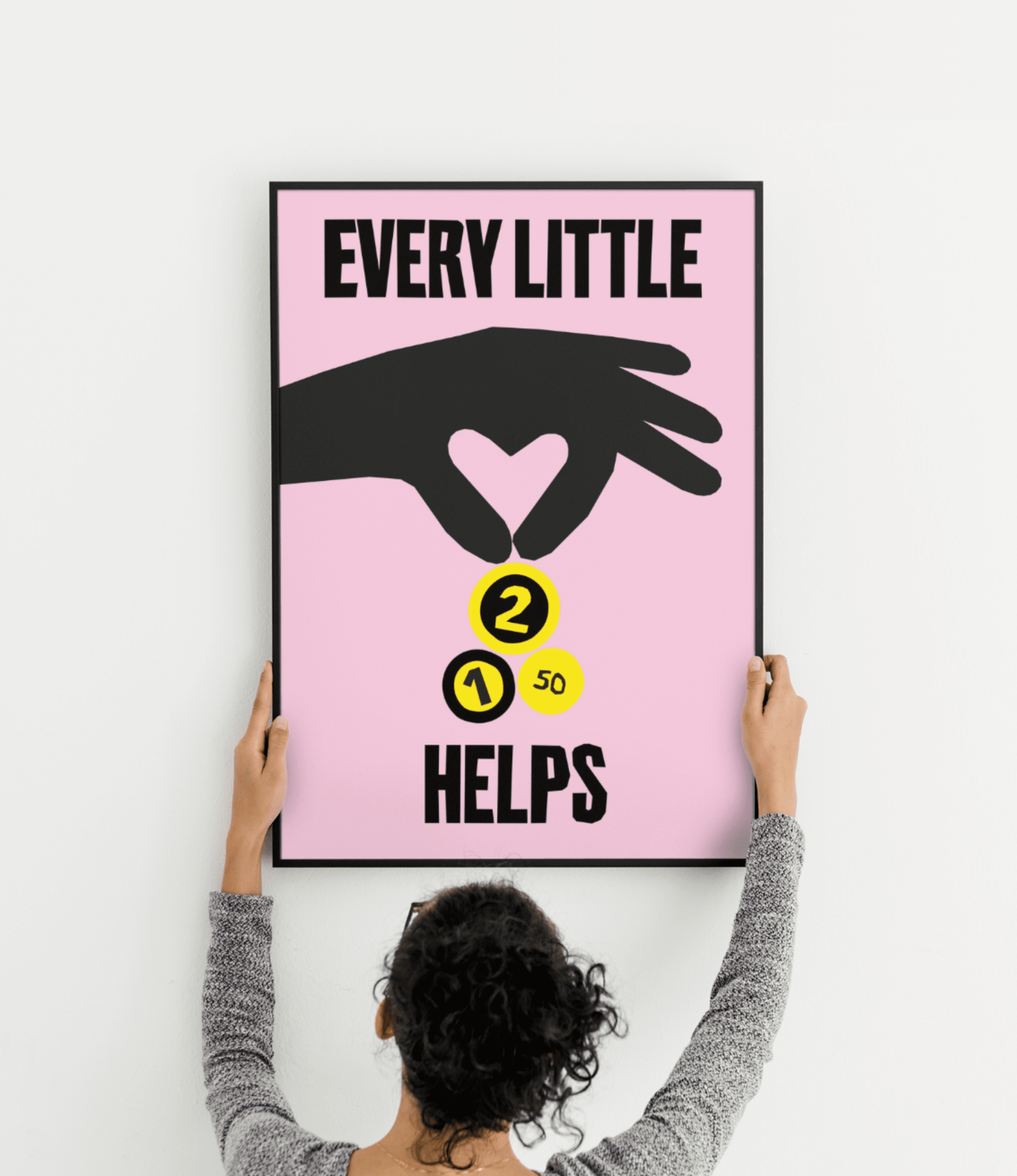 1000+ vectors, stock photos & psd files. Free Woman Holding Poster Frame Mockup Scene