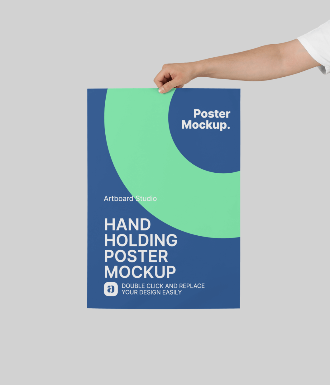 Discover 2 holding poster mockup designs on dribbble. Holding Poster Mockup Template