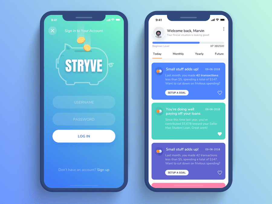 Simple phone mockup for anaylytics ui 3d 3d illustration 3d mockup analytics card chart. 20 Fresh Inspirational Mobile Ui Design Examples Templates On Dribbble By Trista Liu Prototypr
