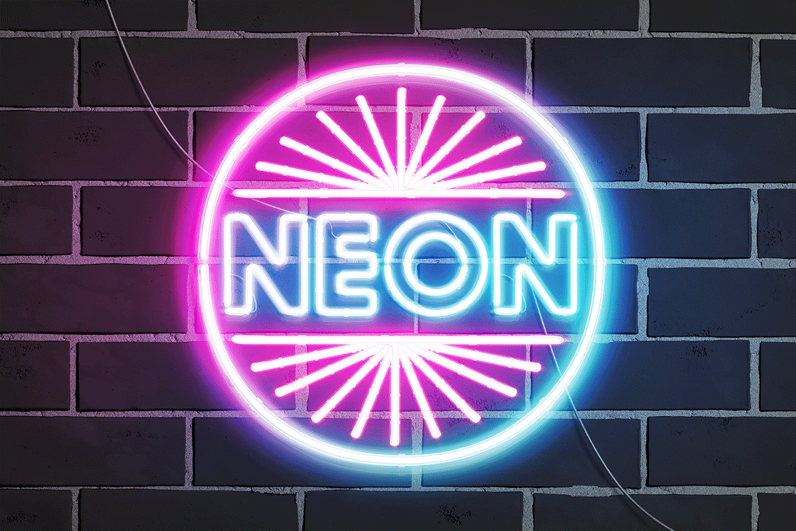 Open the smart object and add your design inside. Freebie Animated Neon Font Free Psd Mockup Download For Adobe Photoshop By Rebrandy