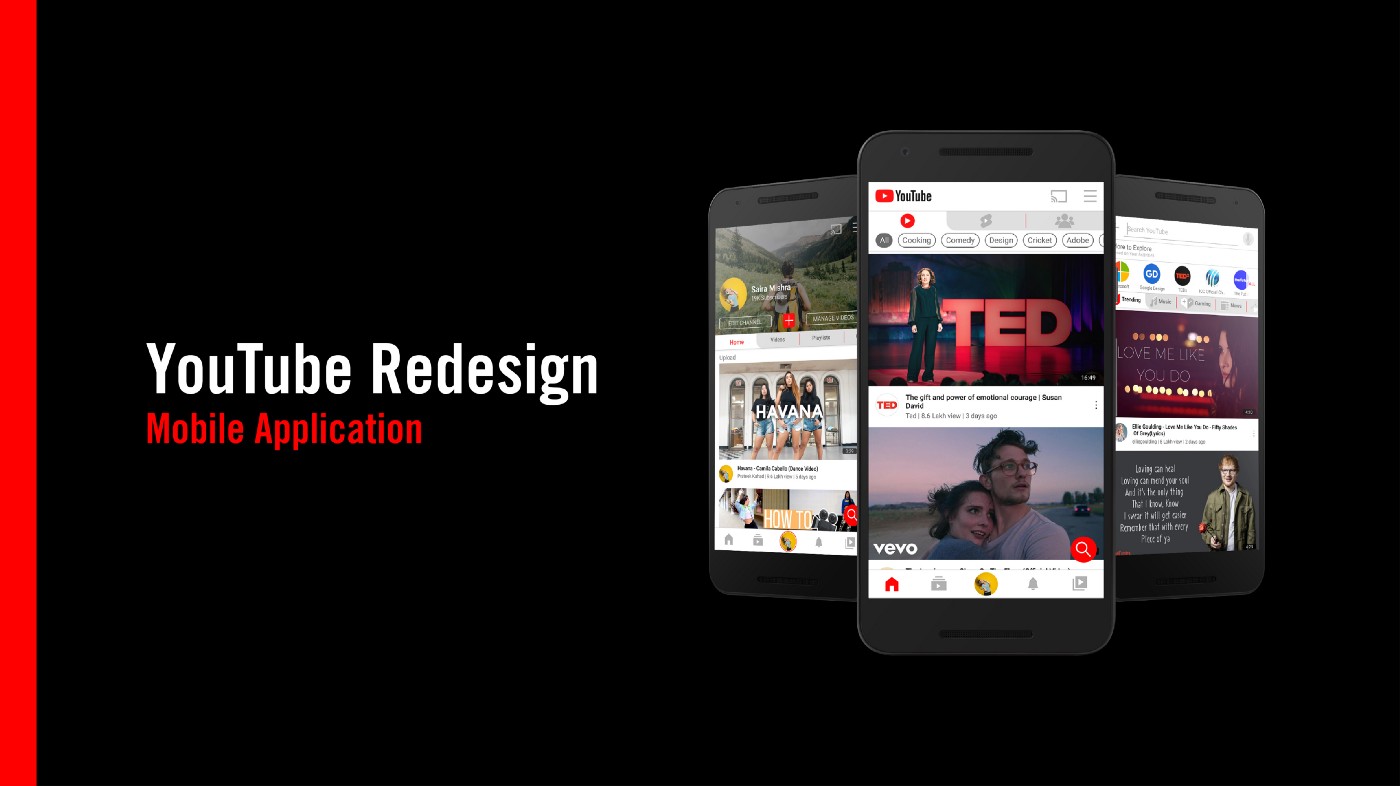 This pack comes with youtube mockup, facebook, twitter, instagram, pinterest, linkedin for desktop, tablet and mobile versions. Case Study Youtube Mobile App Introduction By Devendra Kumar Bootcamp