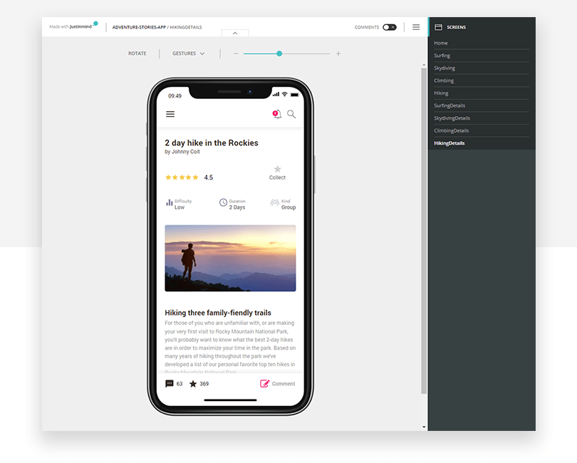 Get a leg up on your next prototype with studio material design ui kit. A Complete Guide To Designing Mobile App And Website Mockups By Justinmind Ux Planet