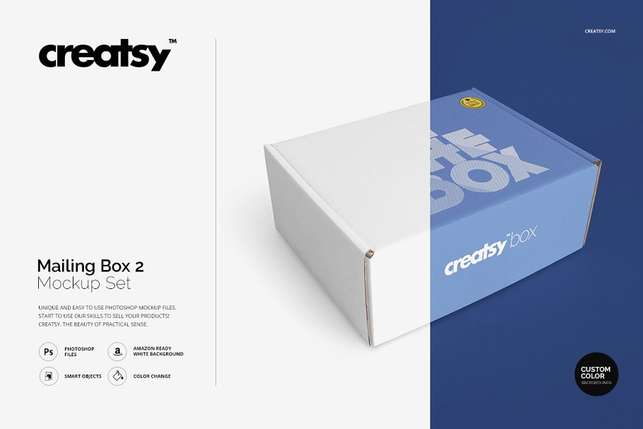 Mailing box mockup to showcase your design. 170 Best Mailing Box Mockup Templates Free Premium