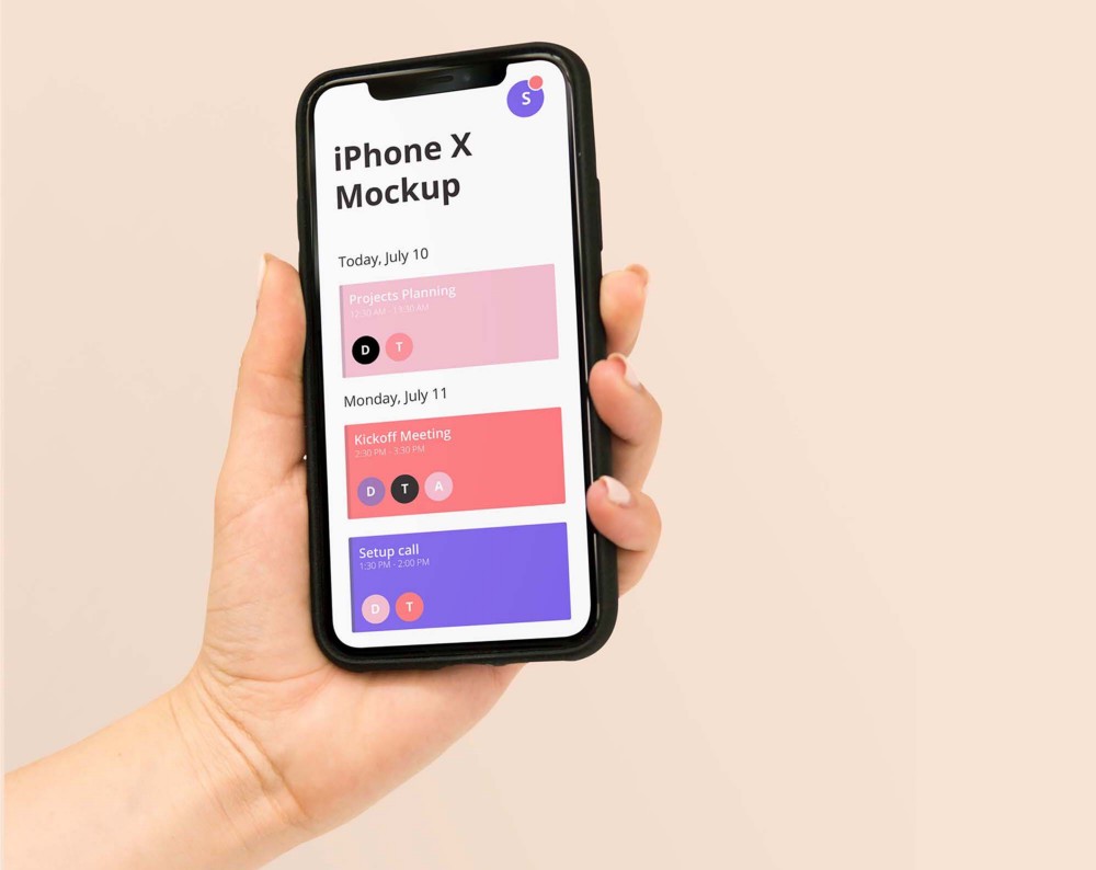 Choose from hundreds of ready made mockups, or create your own. Free Iphone Mockups Psd Sketch Figma December 2021 Tmdesign