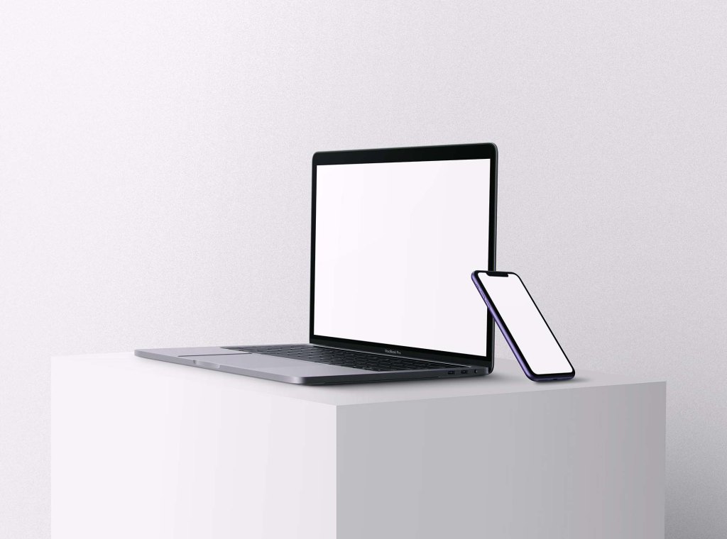 35+ Download Macbook Pro And Iphone Mockup&nbsp;PSD
