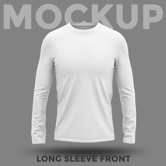 33+ Download Long Sleeve Mockup Free Psd&nbsp;PSD