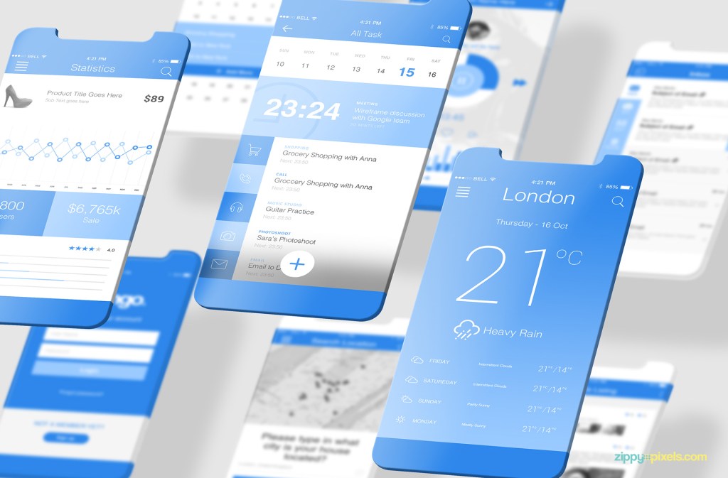 13+ Download Mockup Iphone App&nbsp;PSD