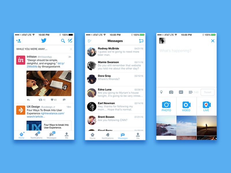 33+ Download Twitter Mockup Mobile Psd PSD
