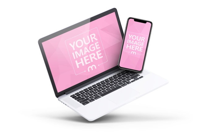 37+ Download Mockup Macbook By Iphone&nbsp;PSD