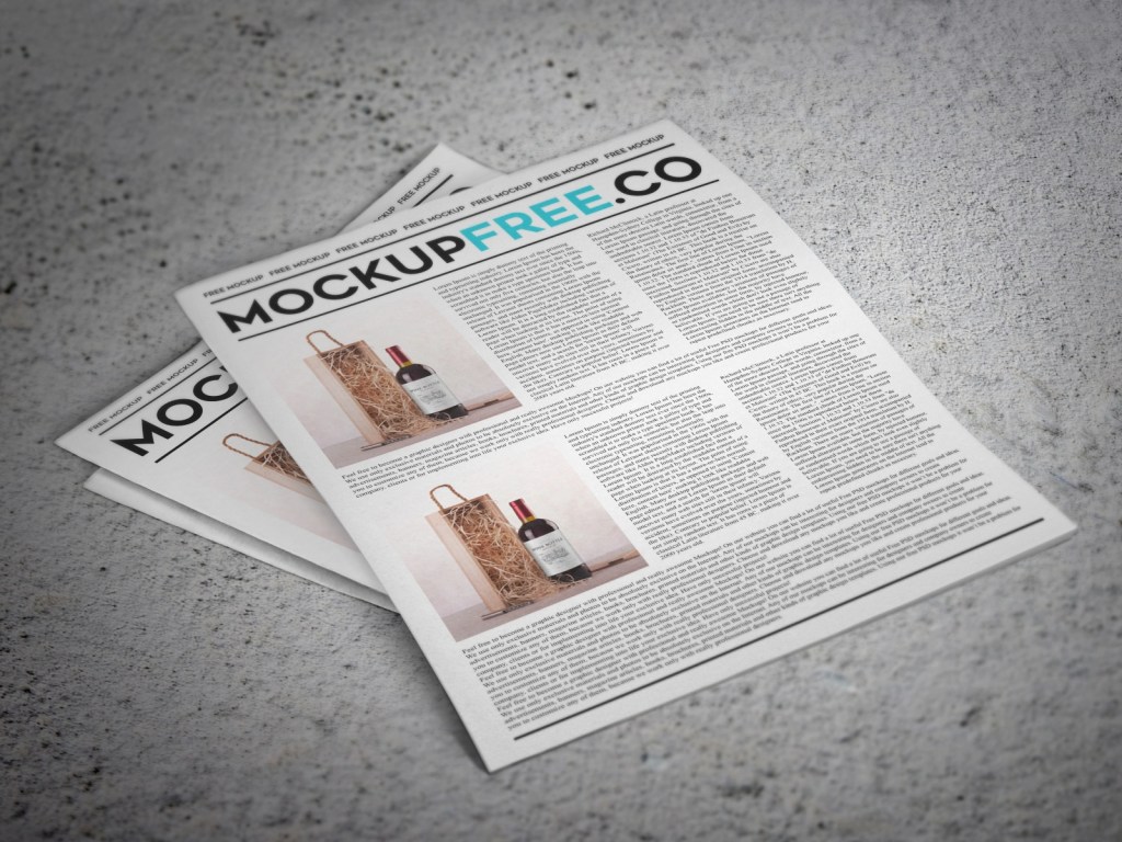 31+ Download Newspaper Mockup Psd Free&nbsp;PSD