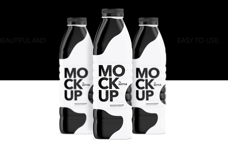 33+ Download Milk Bottle Mockup PSD