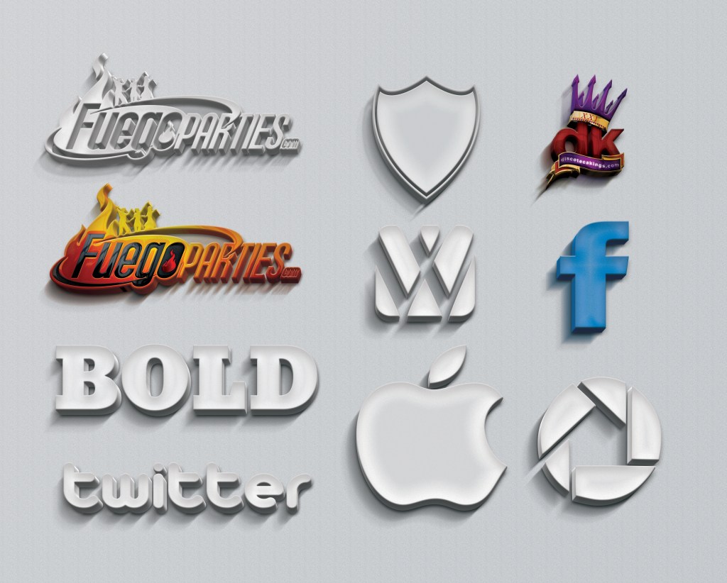 30+ Download Mockup Para Logo 3D&nbsp;PSD