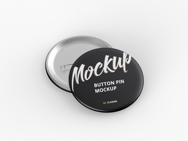 45+ Download Pin Mockup Free Psd&nbsp;PSD