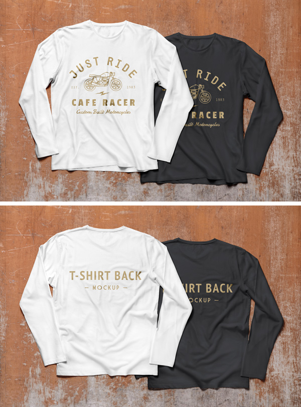 11+ Download Graphicburger Long Sleeve Shirt Mockup Psd PSD